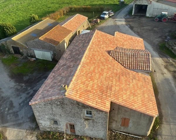 rénovation d'une couverture en tuile