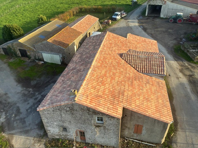 rénovation d'une couverture en tuile