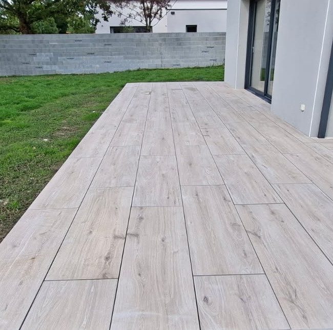 terrasse en dalle sur plots