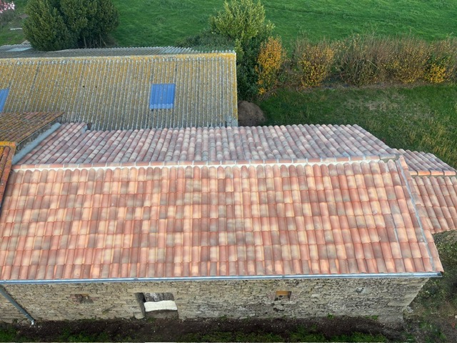 rénovation d'une couverture en tuile