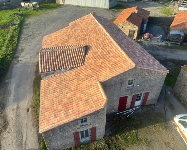 rénovation d'une couverture en tuile