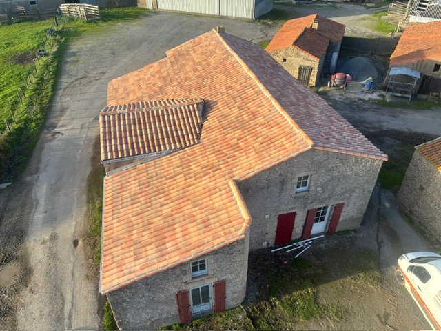 rénovation d'une couverture en tuile
