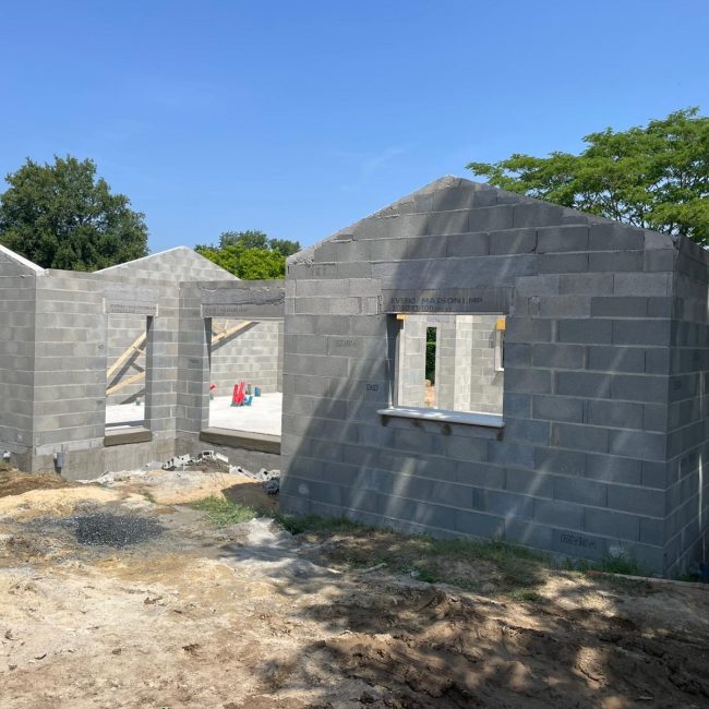 Construction d'une maison en parpaing à Haute-Goulaine (44)