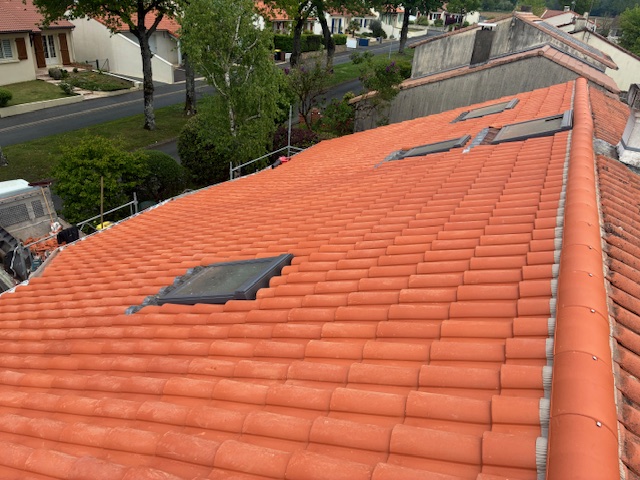 Rénovation d’une toiture à Saint-Léger-sous-Cholet (49)